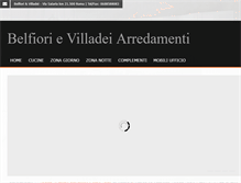 Tablet Screenshot of belfiorievilladei.com